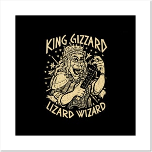 Psychedelic God King Gizzard & Lizard Wizard Posters and Art